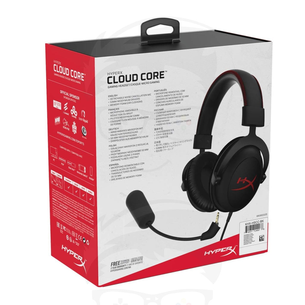 Hyperx Cloud Core Gaming Headset Hyperx Cloud Core Gaming Headset